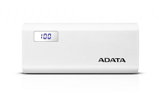 ADATA P12500D Power Bank 125000mAh, 2*USB, White - AP12500D-DGT-5V-CWH 