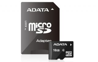 16GB ADATA microSDHC CLASS 4 Retail -  AUSDH16GCL4-R