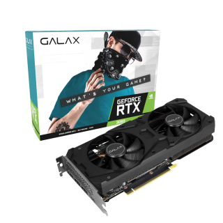 Galax RTX 3060 1 Click OC PCI-E 12GB/GDDR6 256BIT W/HDMI/DP*3/Cooling Fan - 36NOL7MD1VOC