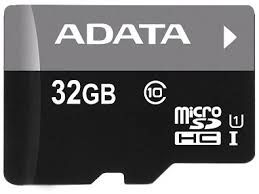 32GB ADATA microSDHC CLASS 10 Retail -  AUSDH32GUICL10-R 