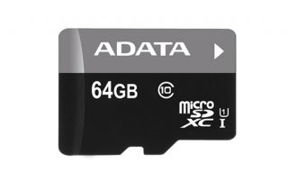 64GB ADATA microSDXC CLASS 10 Retail -  AUSDX64GUICL10-R