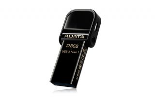 ADATA 64GB AI920 JET BLACK APPLE LIGHTNING OTG - AAI920-64G-CBK