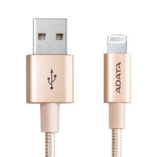 ADATA LIGHTNING CABLE (A-toLT)  GOLD- AMFIAL-1MK-CGD