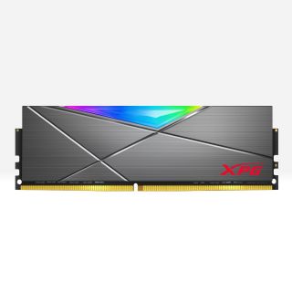 16GB KIT (2*8GB)  ADATA XPG SPECTRIX D50 RGB DDR4 4133MHz Tungsten Grey - AX4U41338G19J-DT50