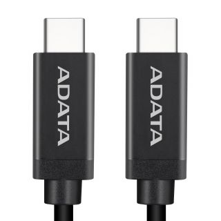 ADATA USB TYPE C TO USB TYPE C 3.1 Gen1 5Gbps CABLE BLACK 60w - ACC3G1AL-100CM-CBK