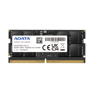 ADATA 16GB DDR5-4800 SODIMM MEMORY AD5S480016G-S