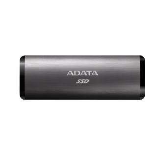 512GB EXTERNAL ADATA SSD Titanium Grey USB-C Type C- ASE760-512GU32G2-CTI
