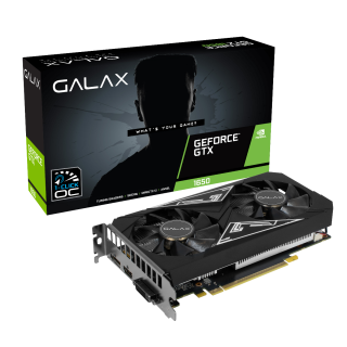 GALAX GeForce GTX 1650 EX PLUS 1-Click OC  - 4GB/1680Mhz/Dual Fan/DP/HDMI/DVI - 65SQL8DS93E1