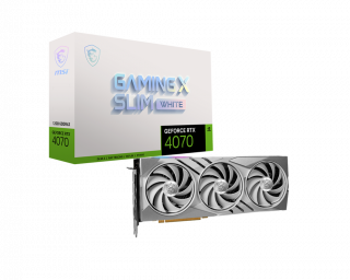 MSI GeForce RTX 4070 GAMING X SLIM WHITE 12G 