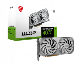 MSI GeForce RTX 4070 VENTUS 2X WHITE 12G OC 