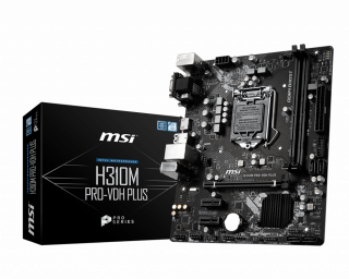 MSI H310M PRO-VDH PLUS  uATX/2*DDR4/DSUB/DVI/HDMI/USB3.0.