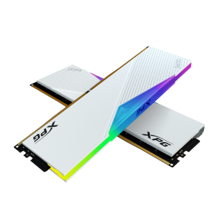 32GB KIT (2*16GB)  ADATA XPG LANCER RGB DDR5 7200MHz WHITE - AX5U7200C3416G-DCLARWH