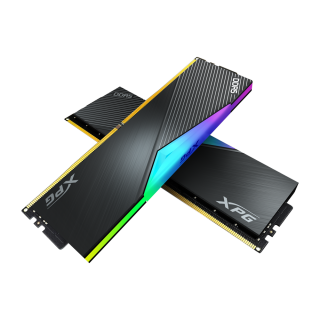 32GB KIT (2*16GB)  ADATA XPG LANCER RGB DDR5 6400MHz BLACK - AX5U6400C3216G-DCLARBK