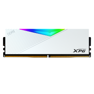32GB KIT (2*16GB)  ADATA XPG LANCER RGB DDR5 6000MHz CL30 WHITE - AX5U6000C3016G-DCLARWH