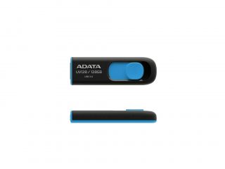 ADATA 16GB UV128 BLACK/BLUE FLASH DRIVE USB3.1 - AUV128-16G-RBE